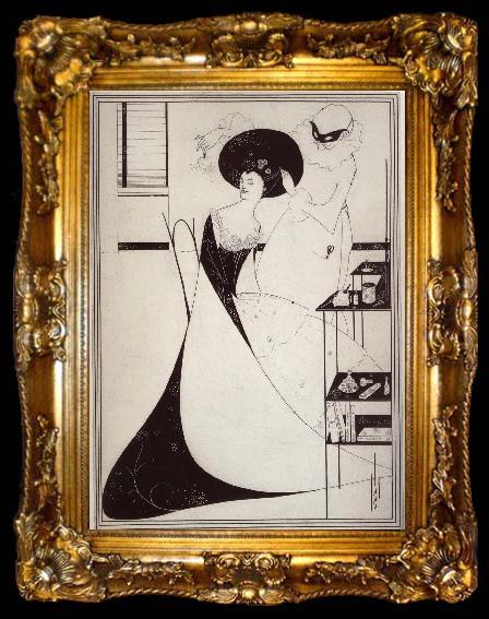 framed  Aubrey Beardsley The Toilet of Salome, ta009-2